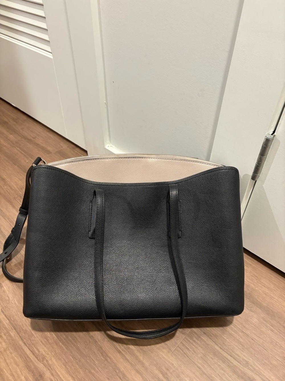 Kate Spade Black and Tan Leather Tote Bag